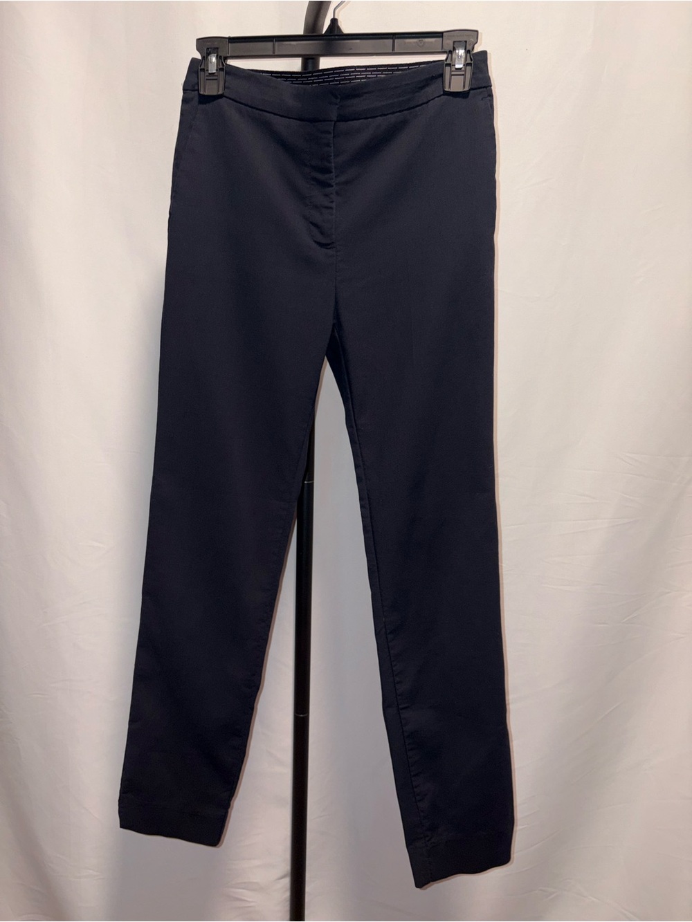 Zara Navy Straight Leg Pants